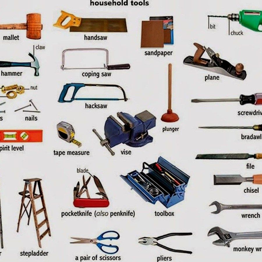 11 List of Household Woodworking Tools / Equipments That You Must Have At Home